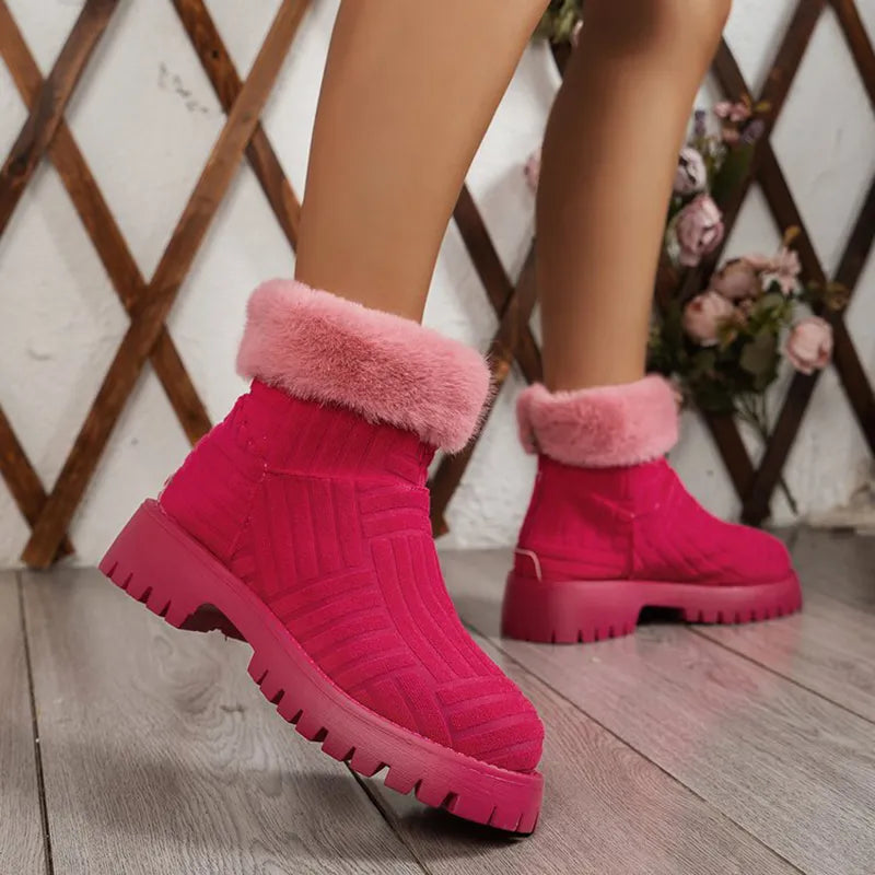 Arleth - Botas de invierno gruesas y acogedoras para mujer