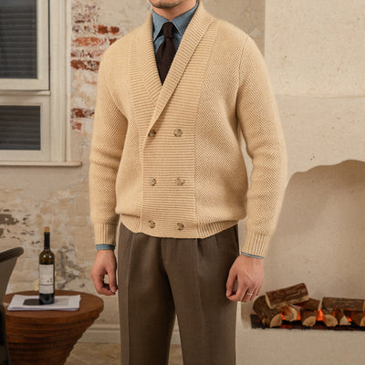 Cardigan premium de punto para hombre - Lizandro