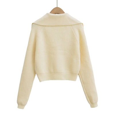 Cardigan mujer cuello solapa - Livia