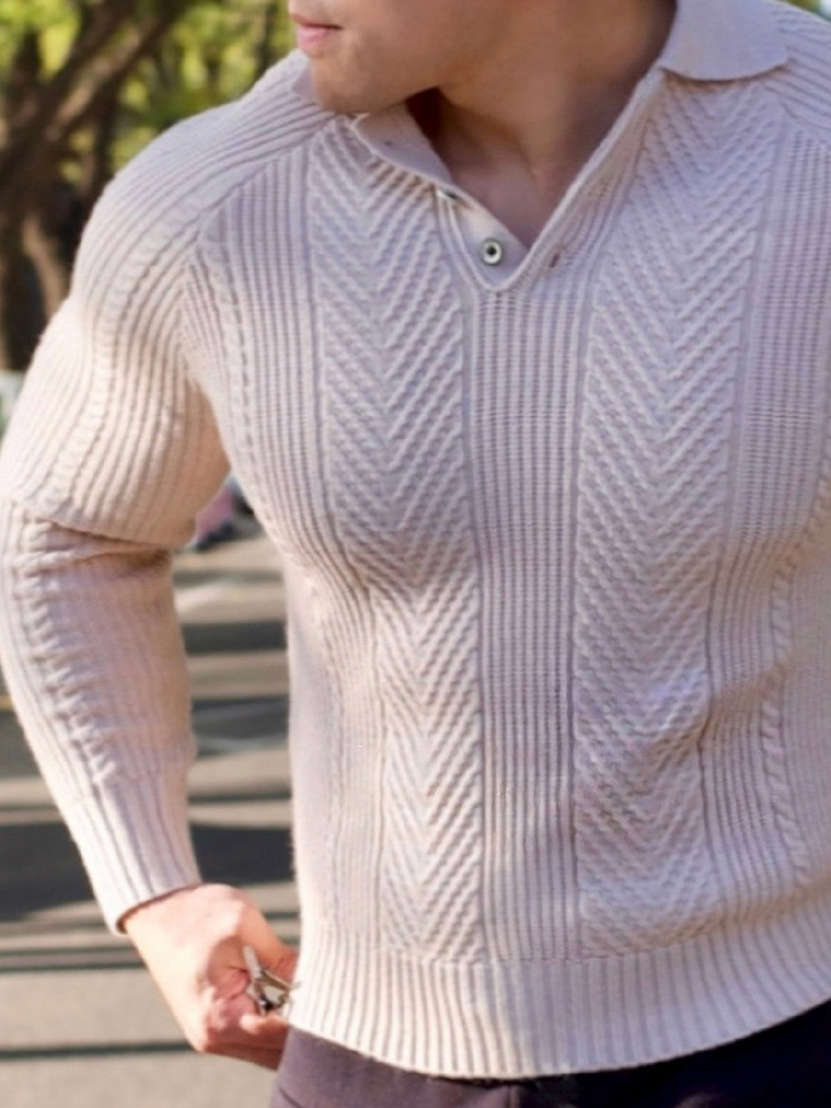 Suéter Henley Polo