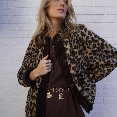 Sofia - Abrigo de leopardo para mujer