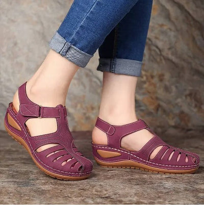 Sandalias para mujer con corte calado y suela ergonómica - Mariela
