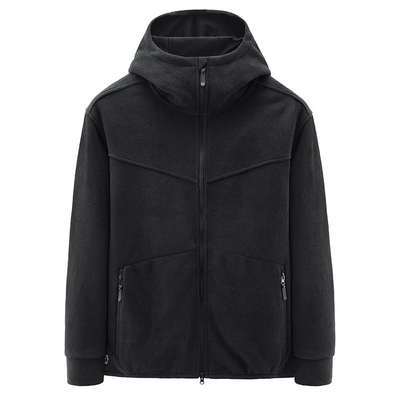 Chaqueta polar para hombre con capucha - Nils