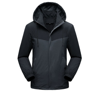 Chaqueta deportiva para hombre impermeable con capucha ajustable - Damian