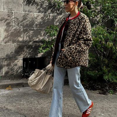 Sofia - Abrigo de leopardo para mujer