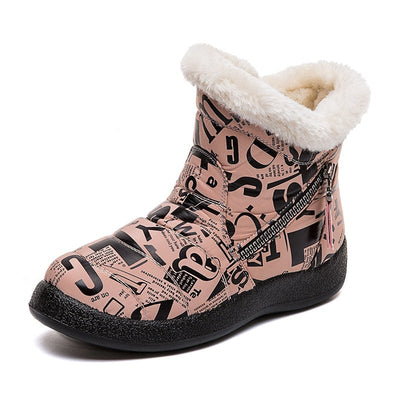 Botas invierno para mujer con estampado - Lirenne