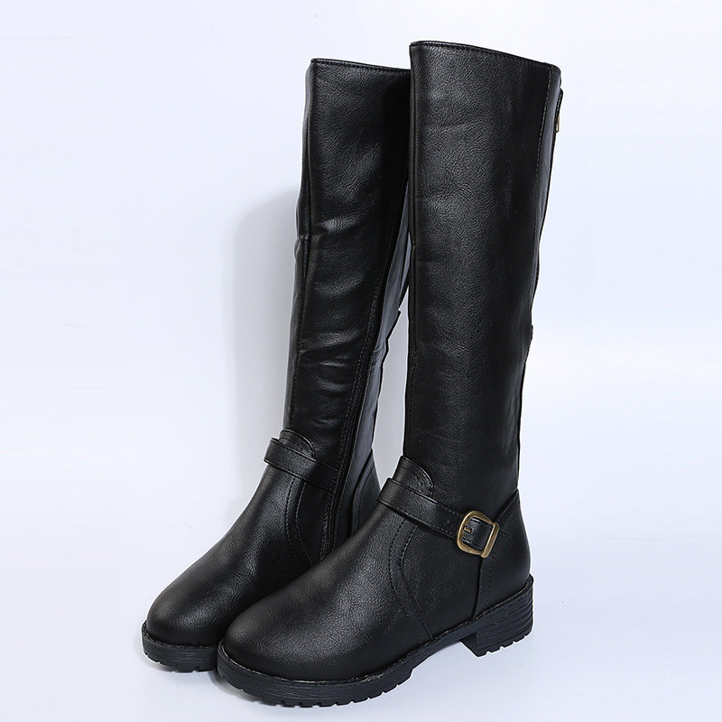Botas altas de invierno con hebilla ecuestre - Eryne
