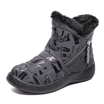 Botas invierno para mujer con estampado - Lirenne
