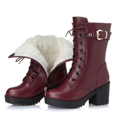 Zoaha - Botas Martin de piel