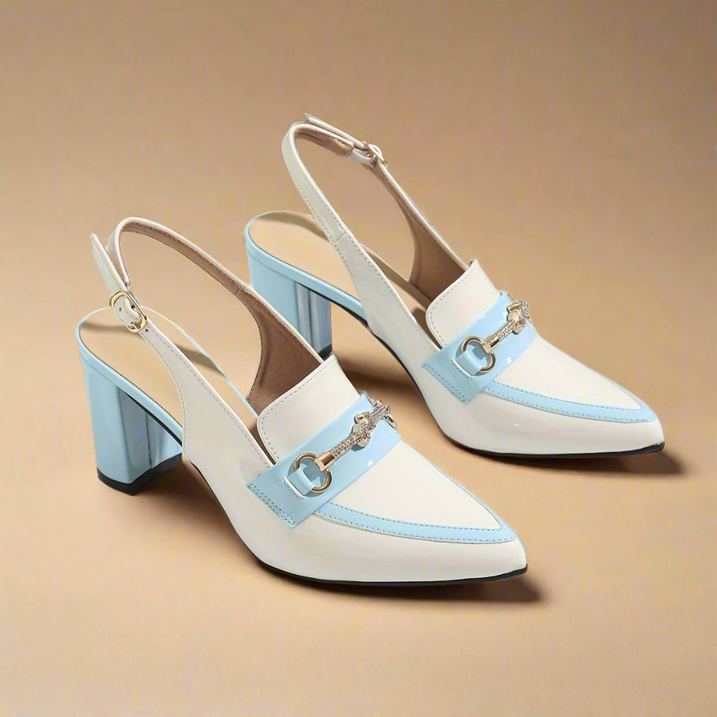 Slingback Tacón Bloque - Millie
