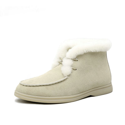 Botas para mujer efecto gamuza invierno - Lena