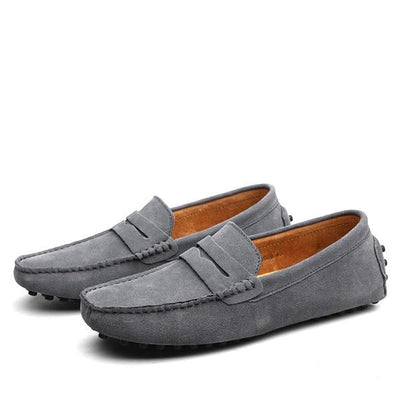 Mocasines hombre gamuza genuina estilo casual - Larkstone