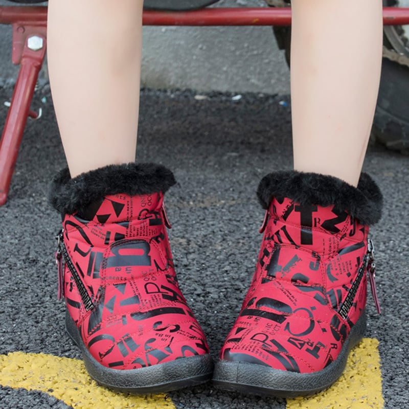 Botas invierno para mujer con estampado - Lirenne