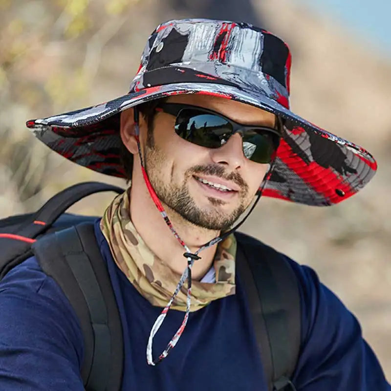 Gorra transpirable de verano de camuflaje para hombre