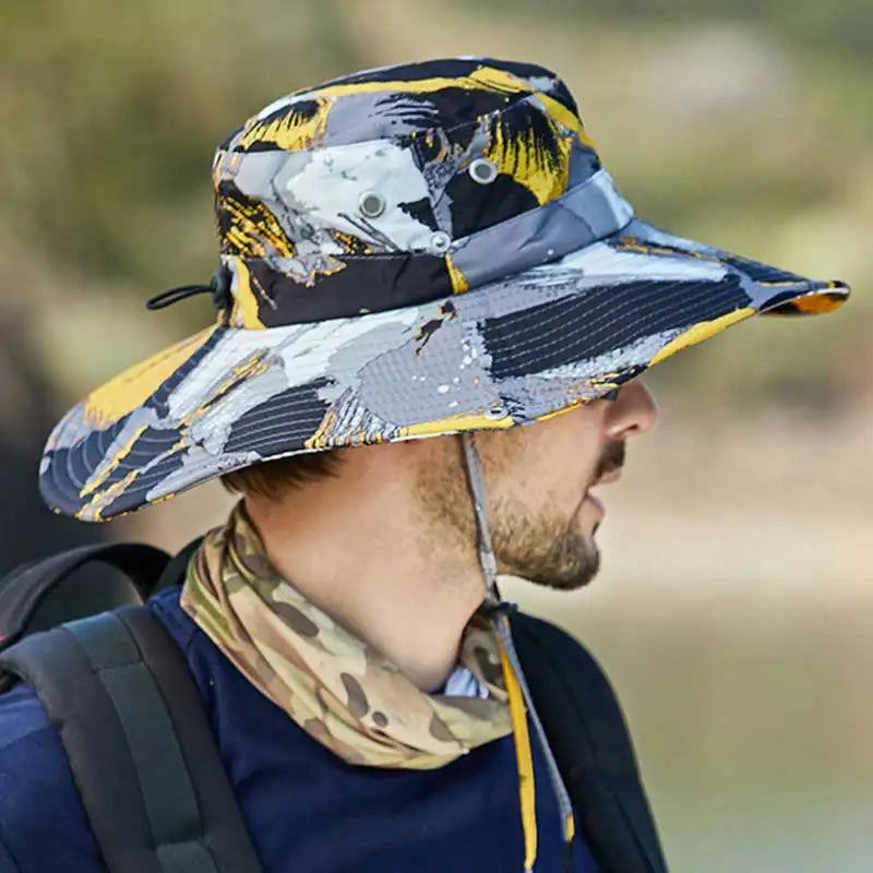 Gorra transpirable de verano de camuflaje para hombre