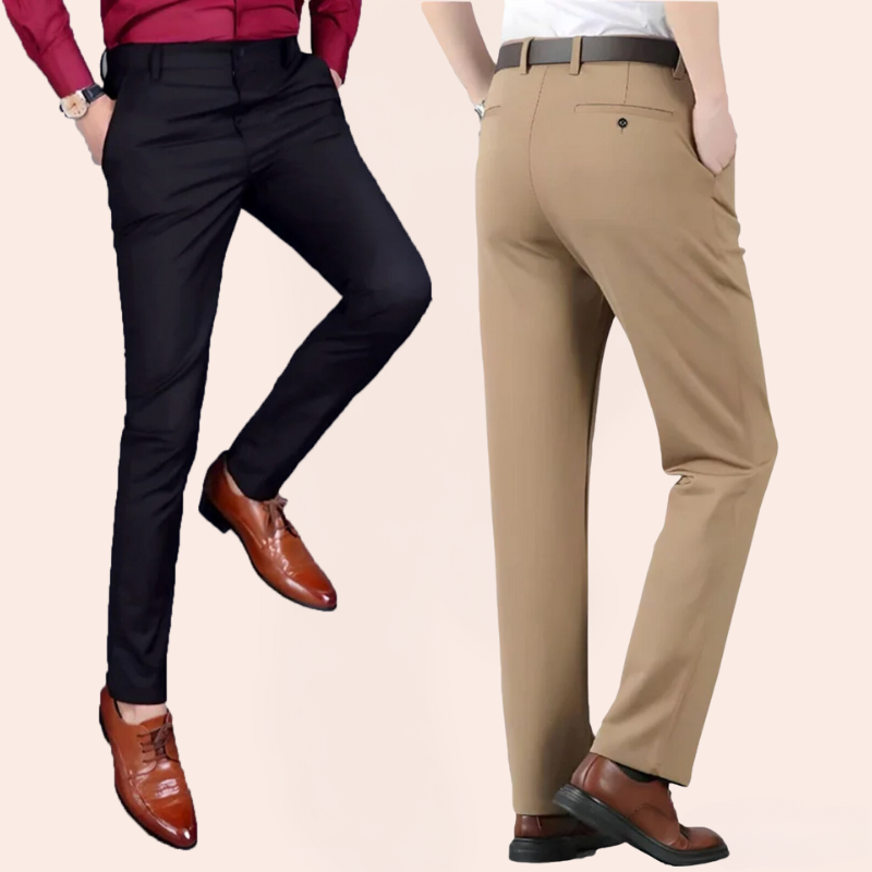 ALWIN - Pantalones elásticos para hombre