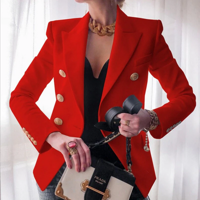 Vanessa - Elegante blazer de algodón de lujo para mujer