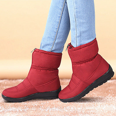 Botas acolchadas para mujer impermeables con suela antideslizante - Zara