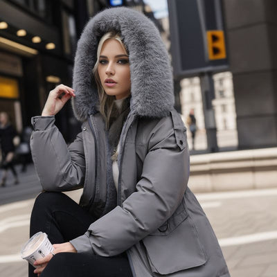 Parka acolchada premium para mujer - Elinor