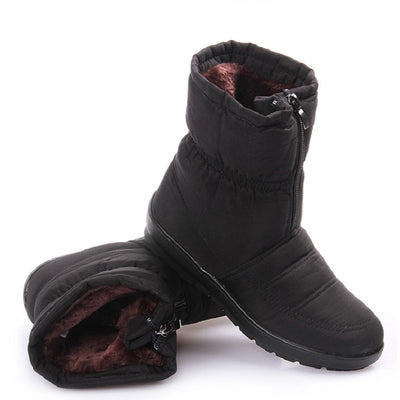 Botas acolchadas para mujer impermeables con suela antideslizante - Zara