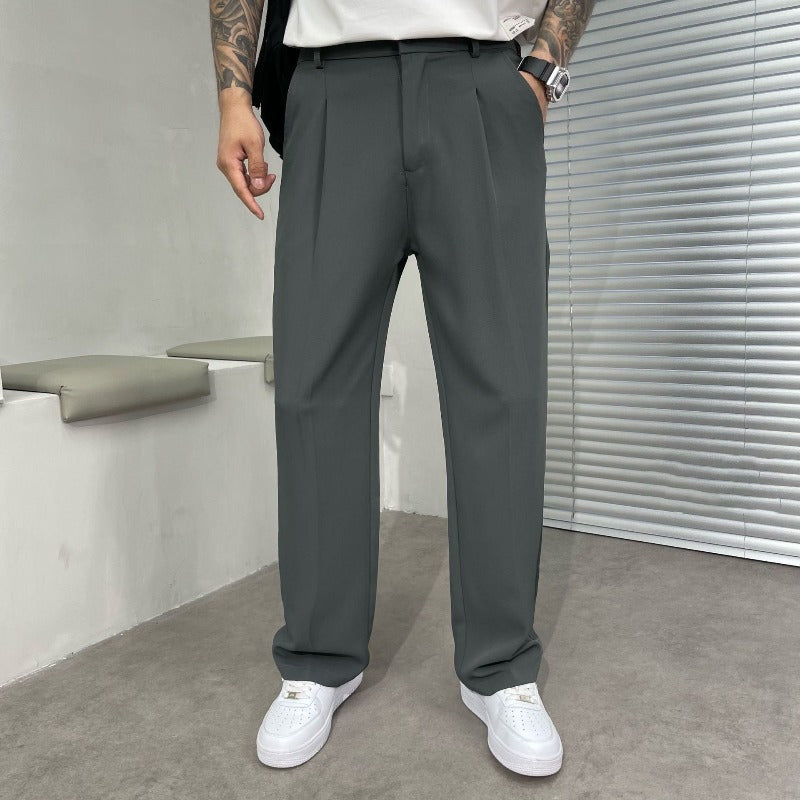 Pantalones de ocio casuales y elegantes para hombre