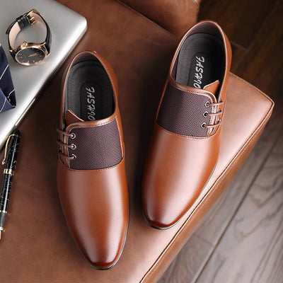 Zapatos formales hombre polipiel puntera afilada estilo elegante - Damián