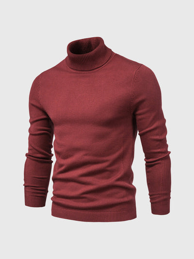 Jersey de cuello alto para hombre, lavable