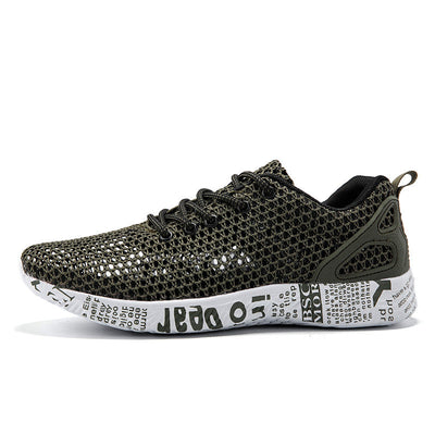 Zapatos transpirables para hombre con diseño de rejilla y suela urbana - Aksel