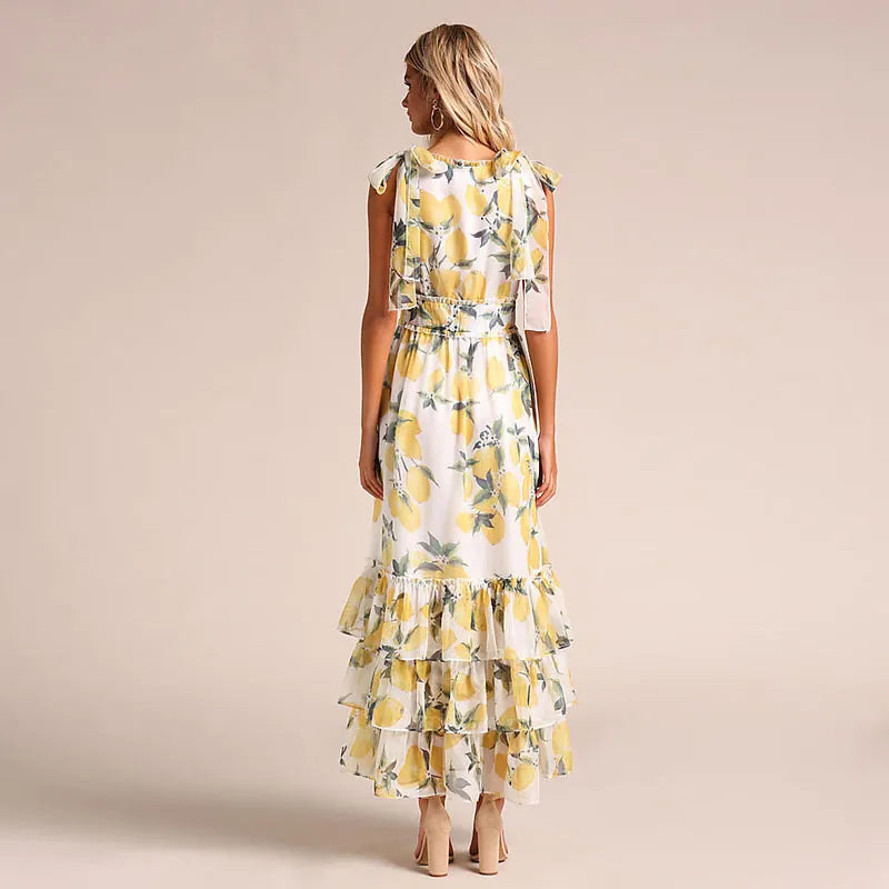 Margaret - vestido sin mangas con estampado