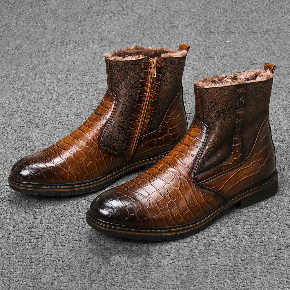Botines elegantes de invierno para hombre con forro calido - Lars