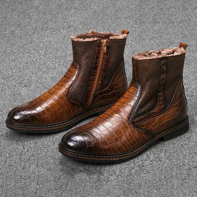 Botines elegantes de invierno para hombre con forro calido - Lars