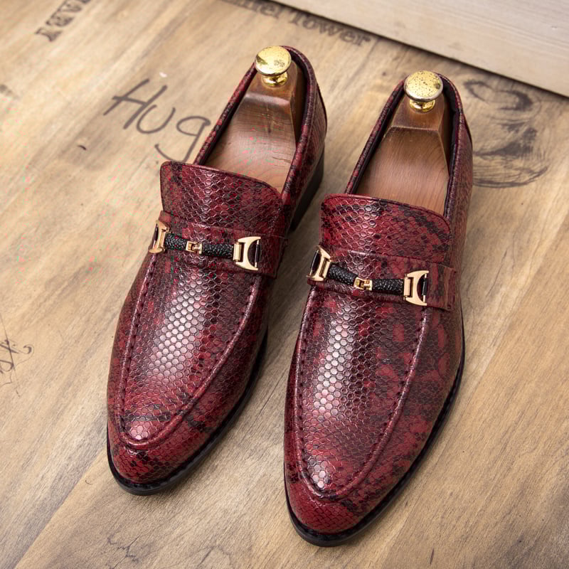 Mocasines elegantes de cuero para hombre  - Helian