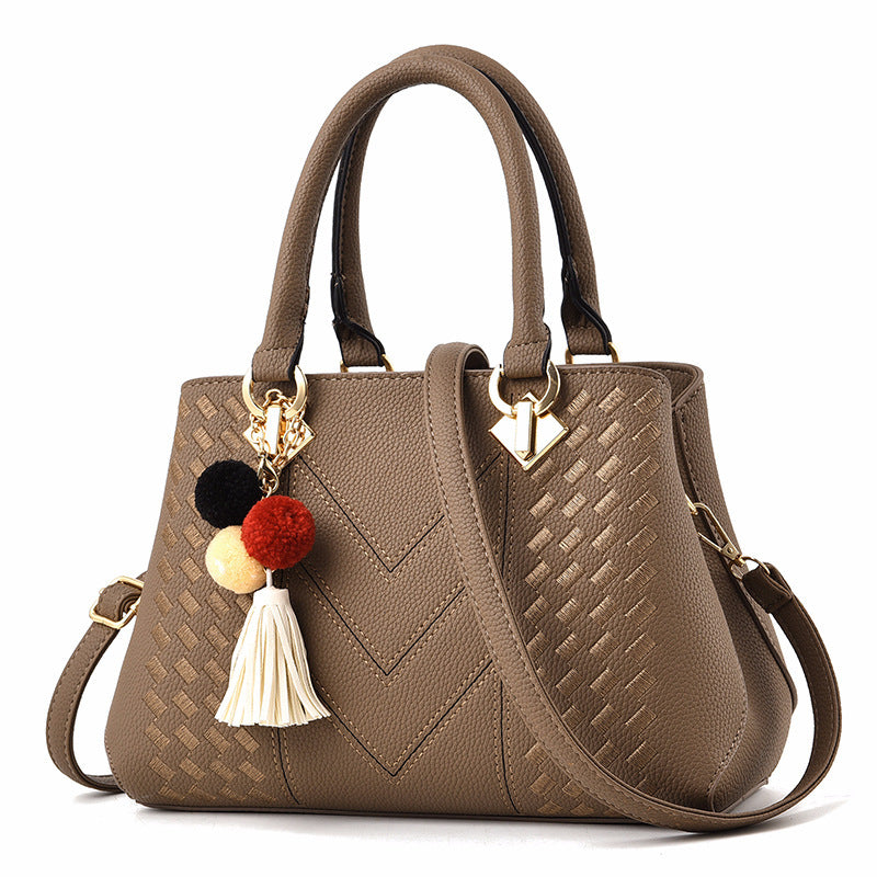 Bolso de mano elegante con textura - Mandala
