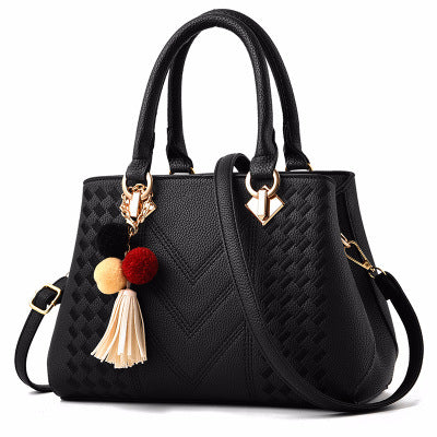 Bolso de mano elegante con textura - Mandala