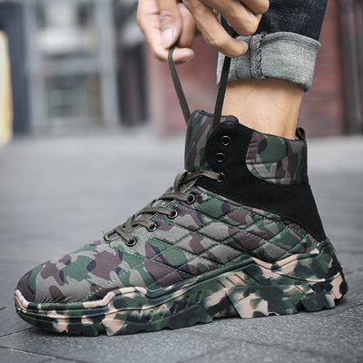 Botas de invierno para hombre estilo militar con suela robusta - Magnus