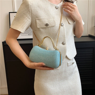 Bolso de noche mujer con detalle brillante con asa joya - Dhalia