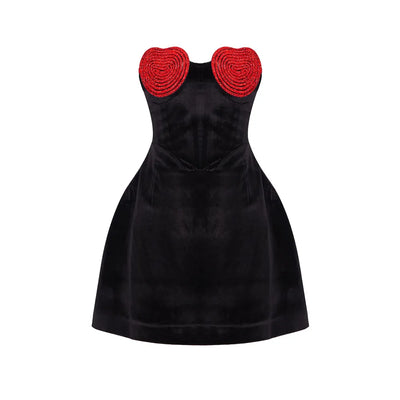 Ariella - Elegante minivestido sin tirantes