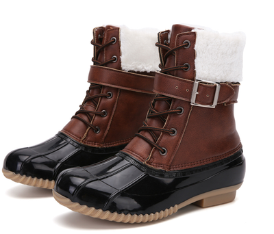 Botas impermeables para mujer con forro calido y suela antideslizante - Maeve