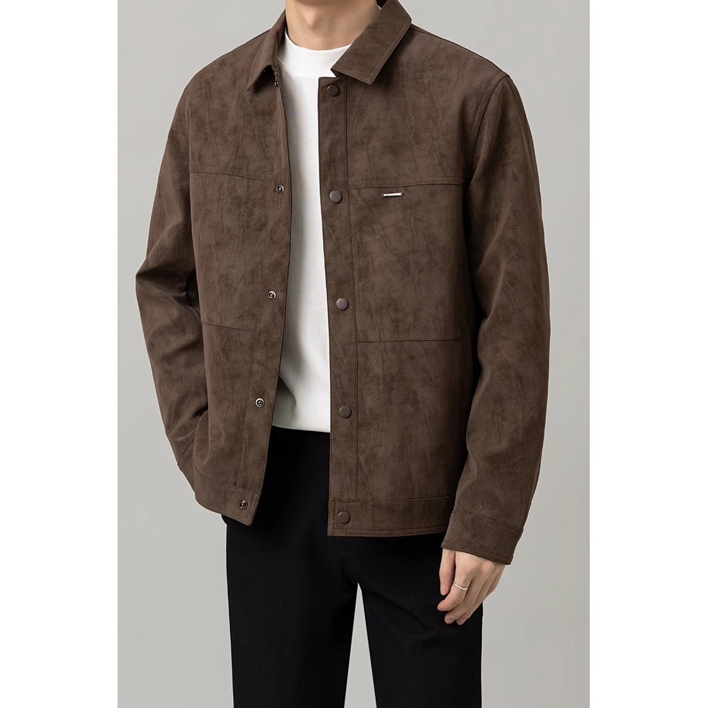 Chaqueta para hombre efecto ante - Veyran