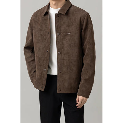 Chaqueta para hombre efecto ante - Veyran