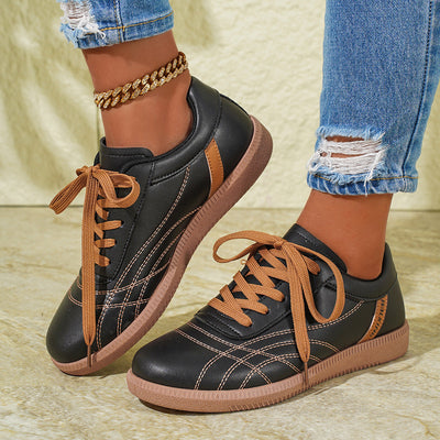 Dsjala - Zapatillas retro con cordones