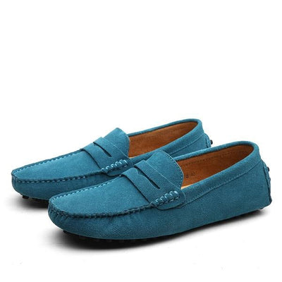 Mocasines hombre gamuza genuina estilo casual - Larkstone