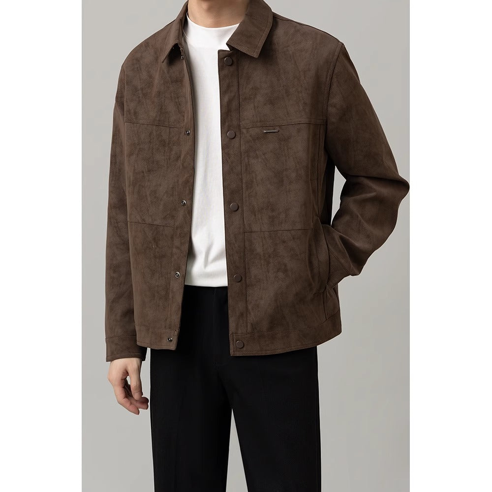 Chaqueta para hombre efecto ante - Veyran