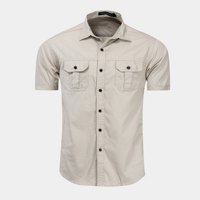 Ralph - Blusa casual cargo para hombre