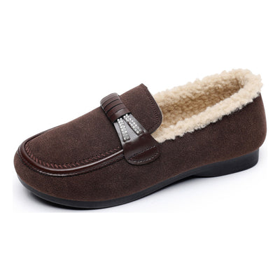 Mocasines de mujer con forro calido para otoño - Mirie