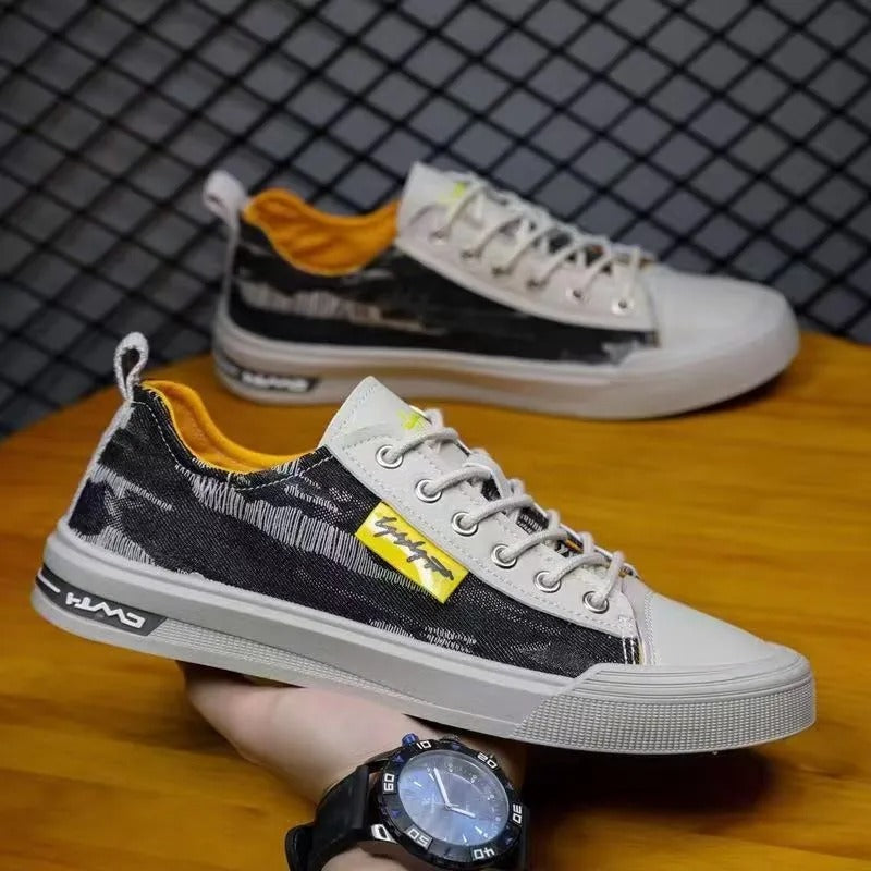 Zapatillas casuales hombre lona combinada estilo urbano - Elías