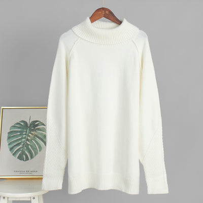 Sueter de punto para mujer de cuello alto - Amara