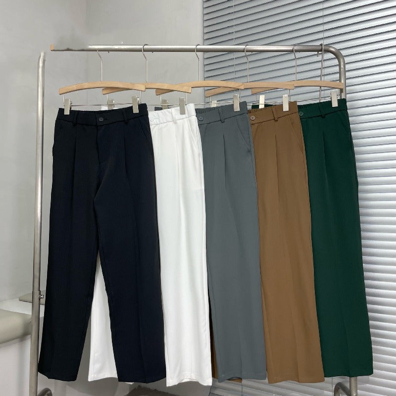 Pantalones de ocio casuales y elegantes para hombre