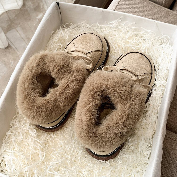 Botines de invierno para mujer con interior de pelo suave - Amelie