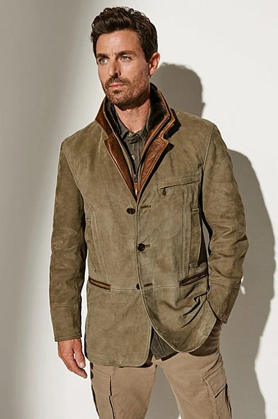 Richard - Chaqueta vintage de otoño para hombre